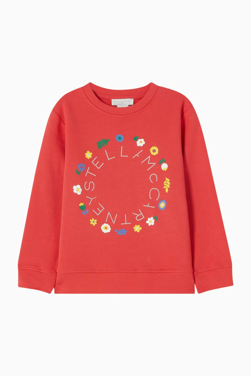 Свитшот хлопковый с логотипом Stella McCartney