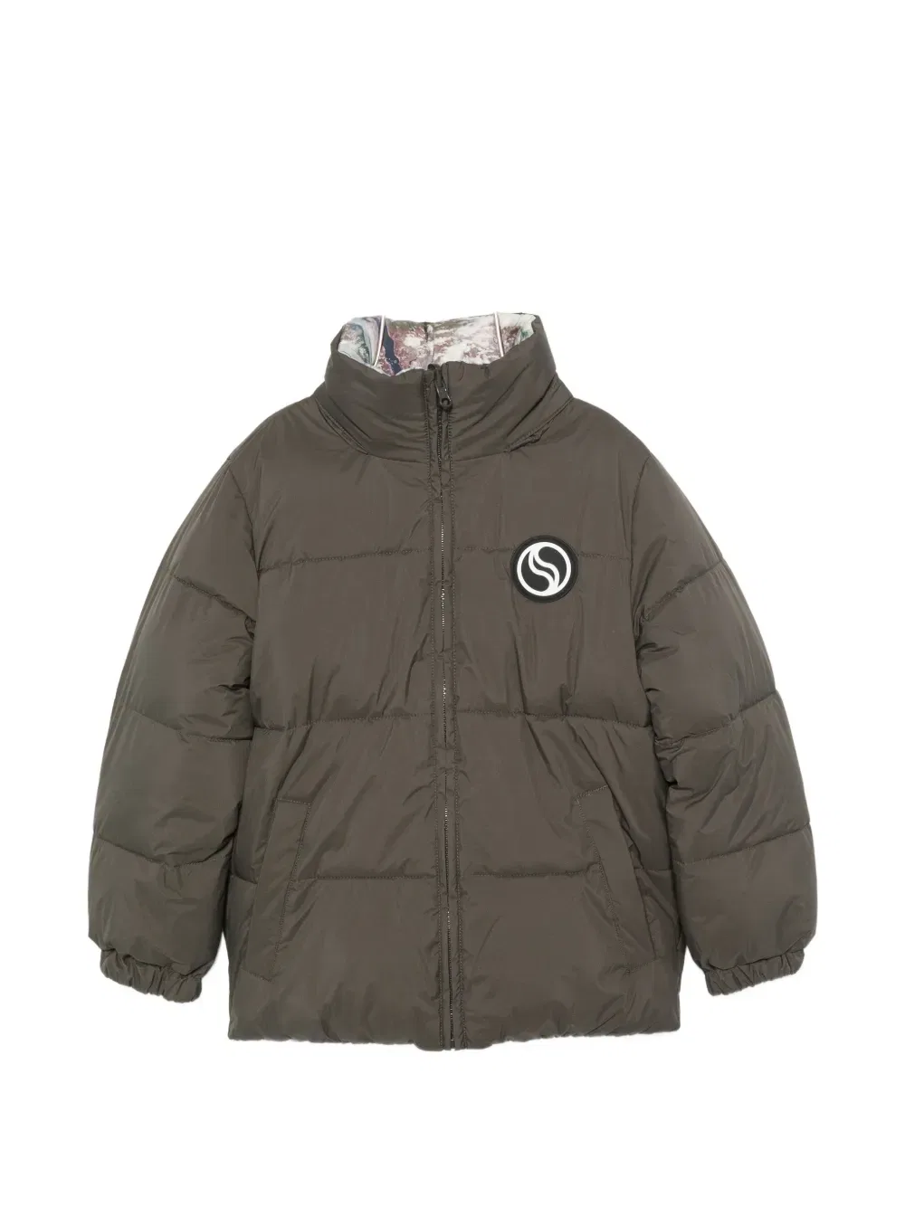 Куртка утепленная Stella McCartney Kids, зеленый