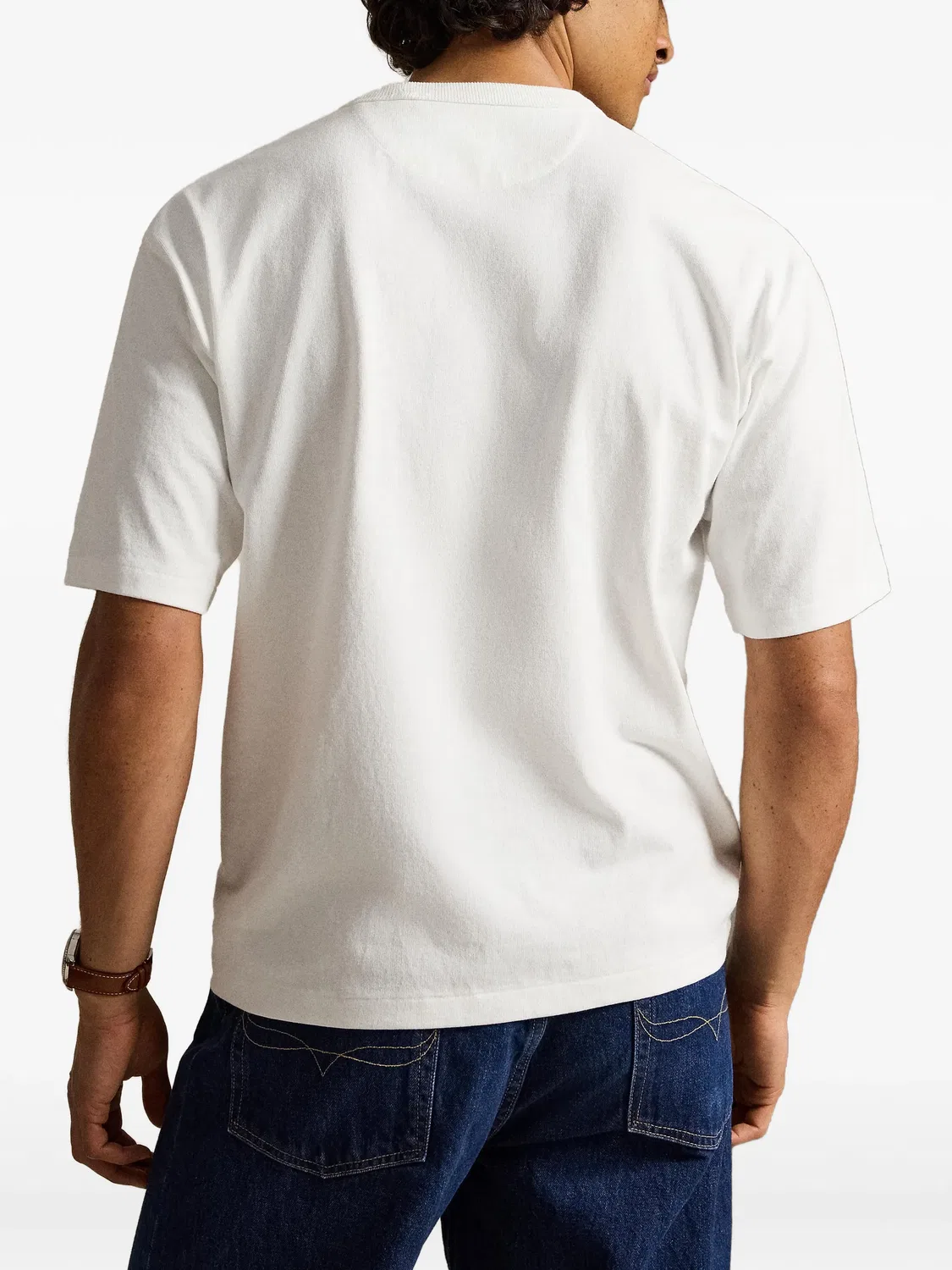 Футболка хлопковая белая Polo Ralph Lauren, белый — фото 2