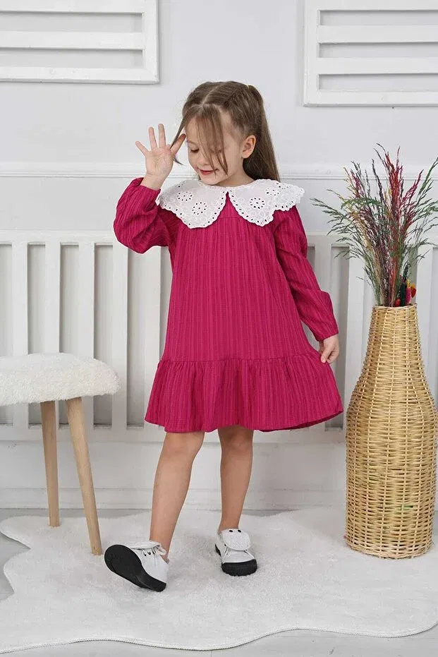 Детское платье для девочек хлопковое Butik, Pink