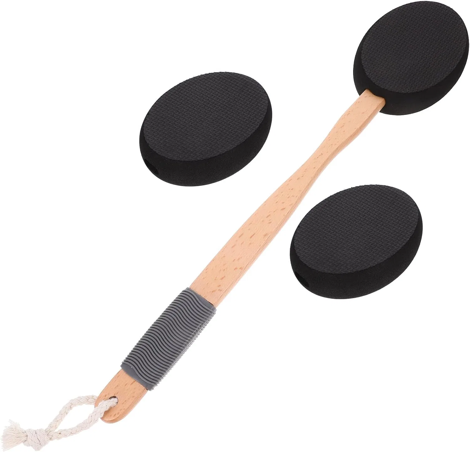 Щетка для тела с длинной ручкой, Gatuida, Черная, 46x9x3 см