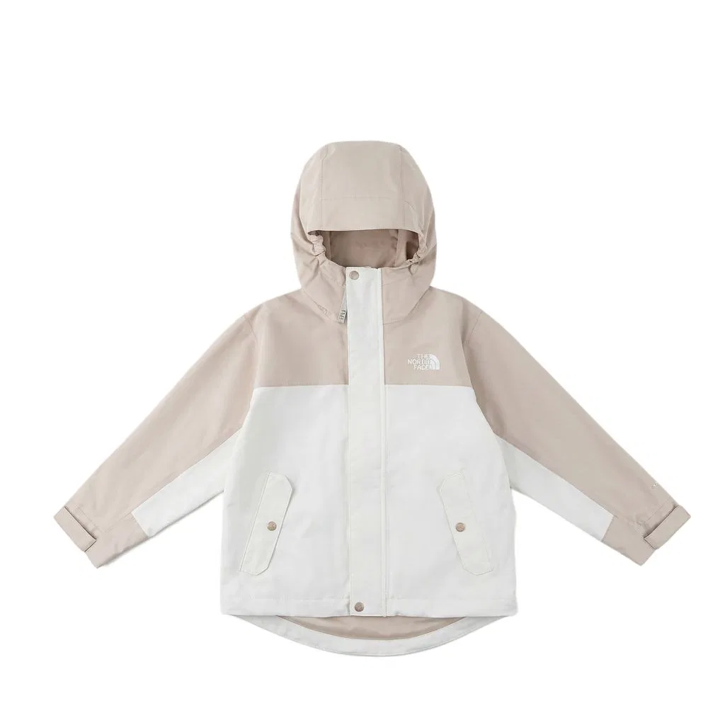 Детская ветровка с капюшоном, немодельная, без растяжимости, SP8/Dune White, THE NORTH FACE