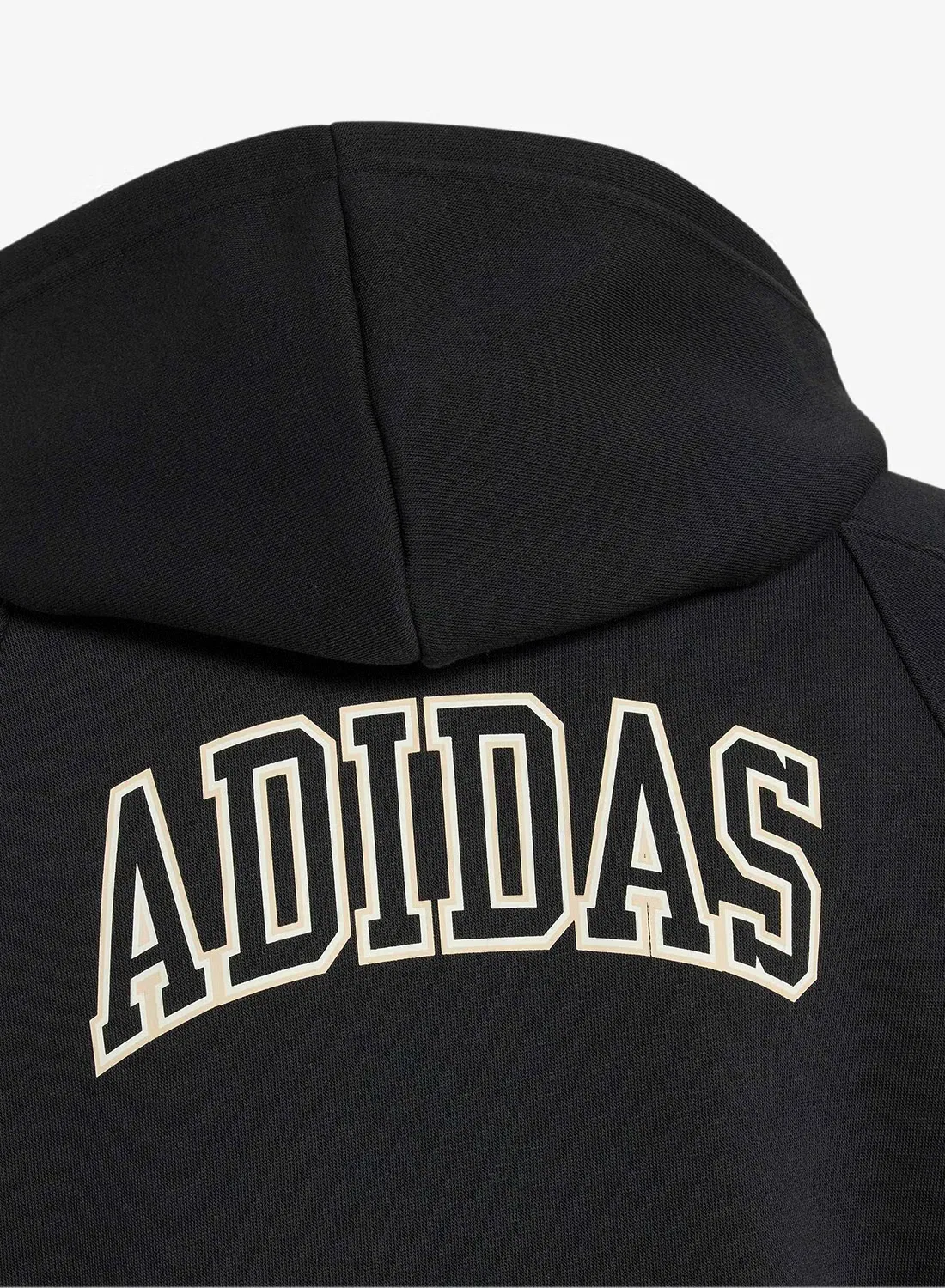 Худи с принтом Seasonals Collegiate Typography Adidas, черный — фото 4