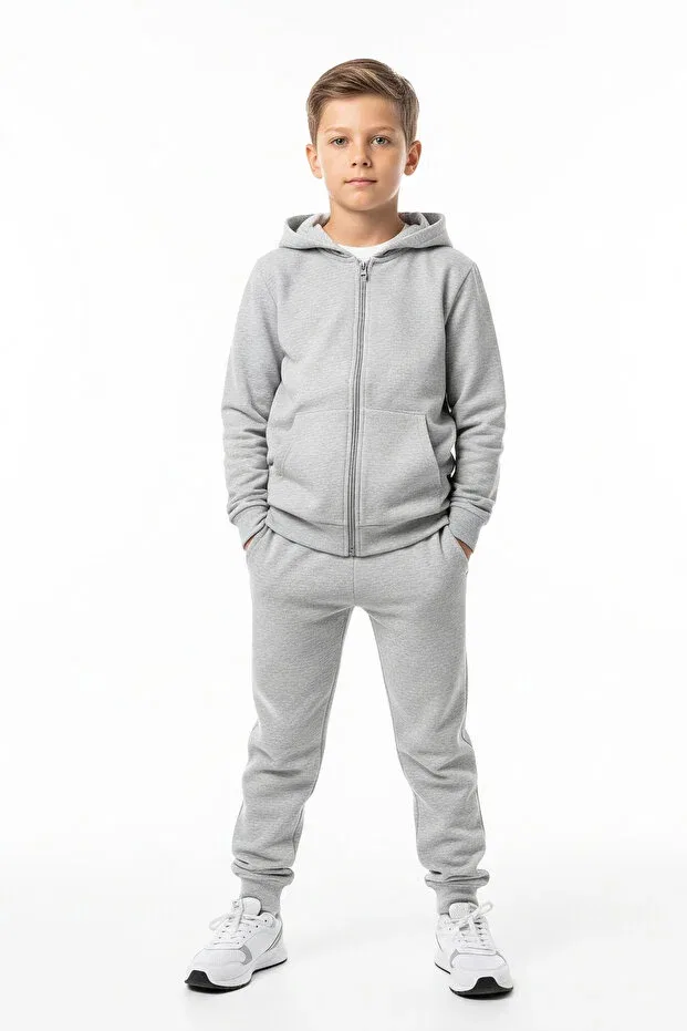 Детский спортивный костюм с капюшоном Fyk Collection, Gri