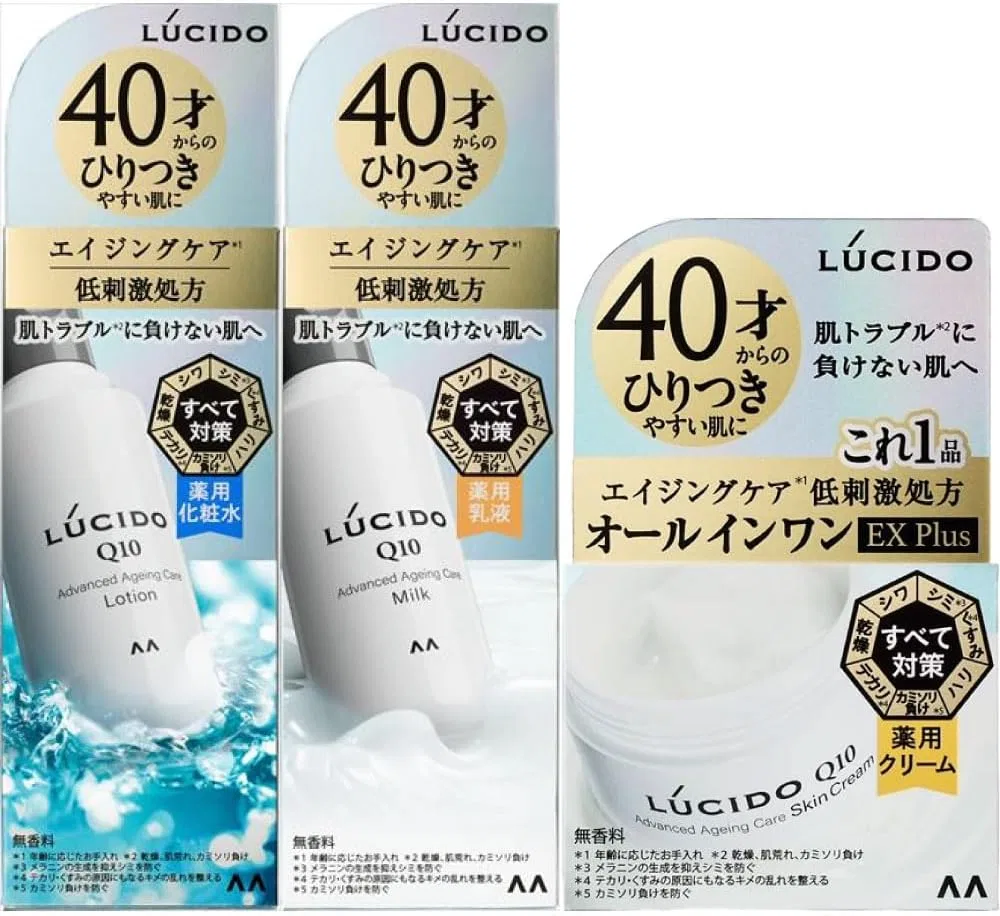 Набор для ухода за кожей лица Lucido Advanced Medicinal Dripper, 3 предмета, гипоаллергенный