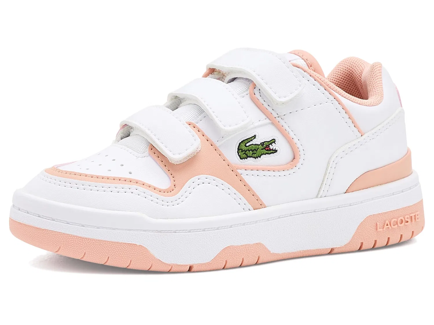Кроссовки Courtcage Set (для маленьких детей) Lacoste Kids, White/Pink