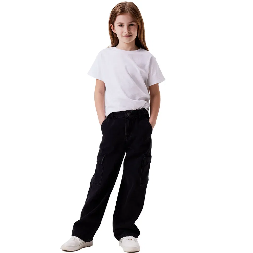 Джинсы карго Rose Wide Cargo Fit Name It, черный — фото 4