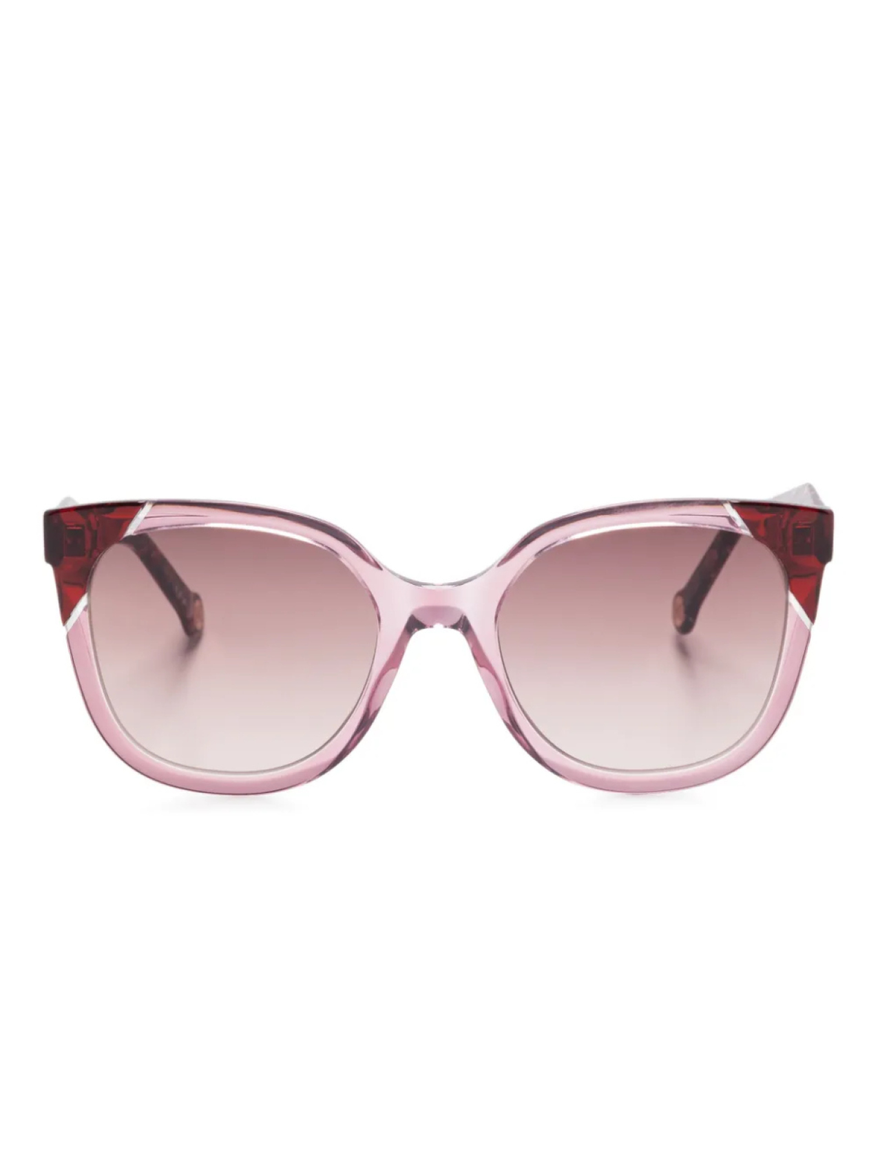 

Солнцезащитные очки в оправе-бабочке Carolina Herrera, розовый