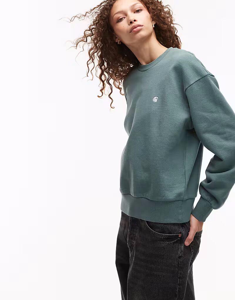 

Толстовка Carhartt WIP Casey зеленого цвета