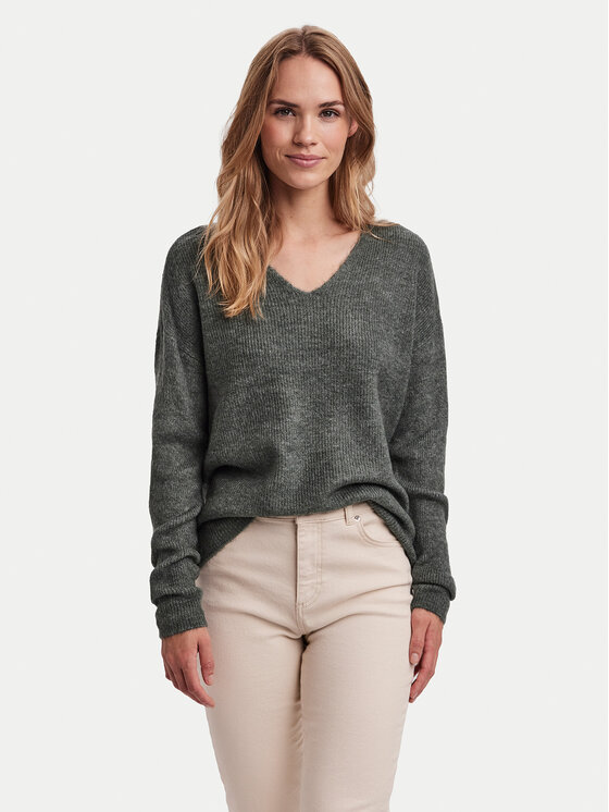 

Свитер loose fit Crewlefile 10233357 Vero Moda, зелёный