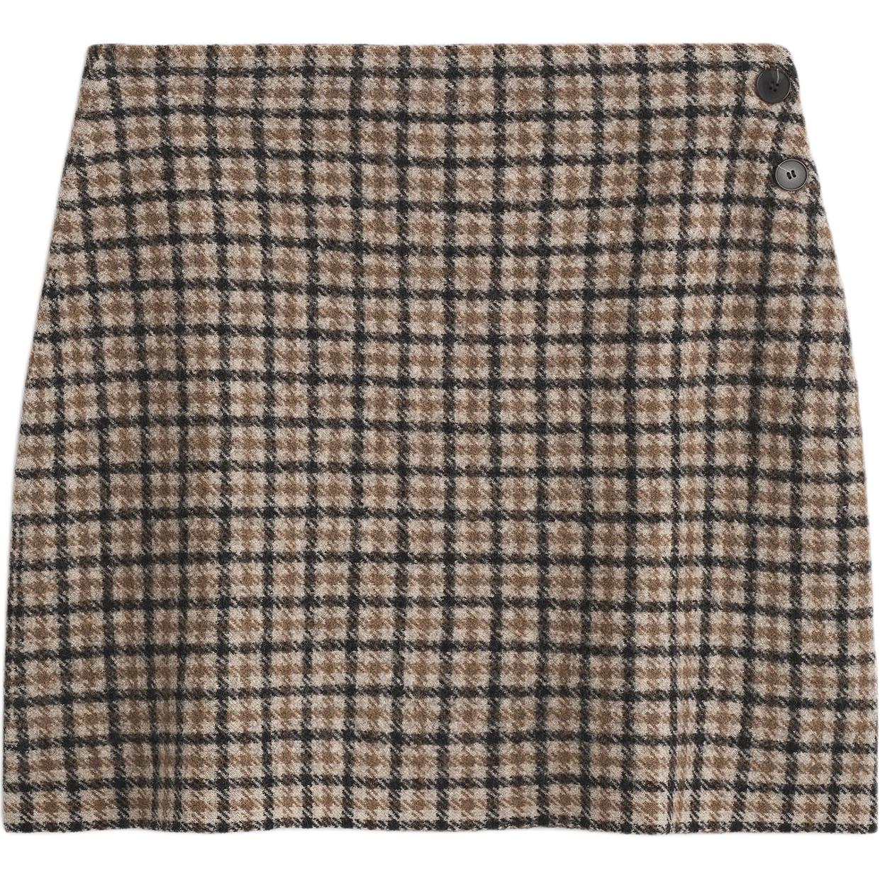 

Повседневная короткая юбка женская COS, темно-бежевый