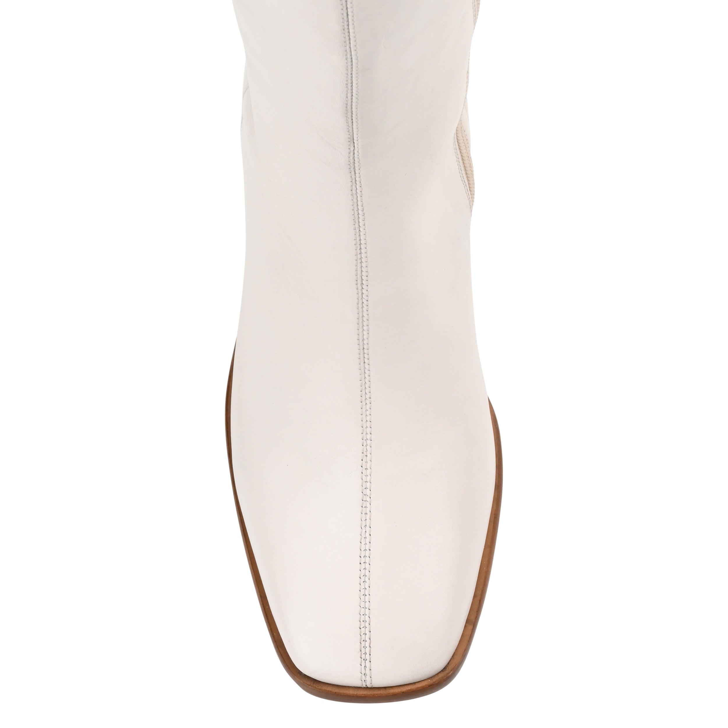 Женские ботинки Journee Signature Extra Wide Calf из натуральной кожи Tru Comfort Foam Tamori, цвет bone — фото 4