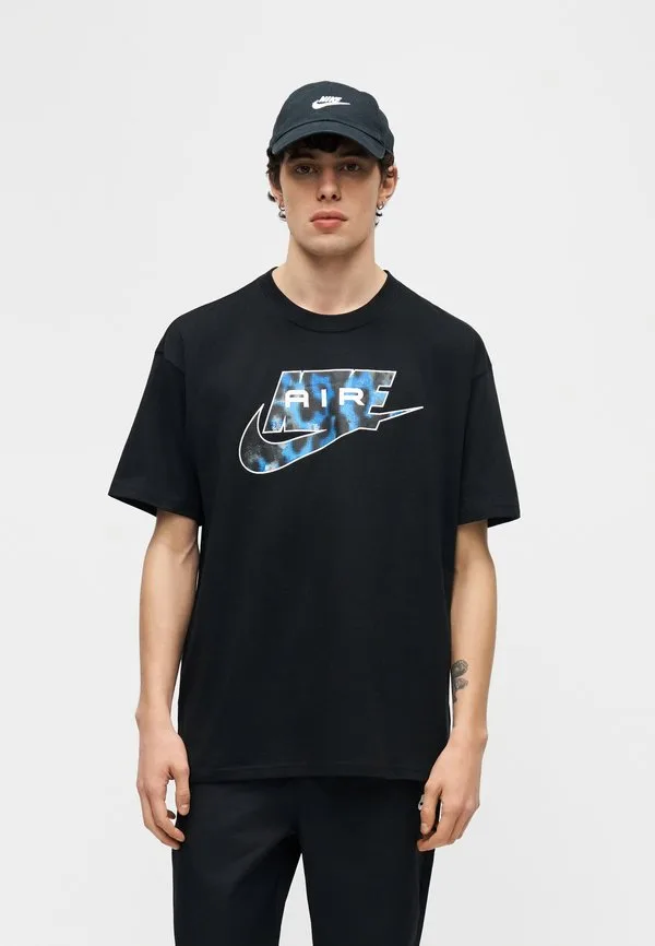 Футболка с принтом "воздушная струя" Nike Sportswear, Black — фото 4