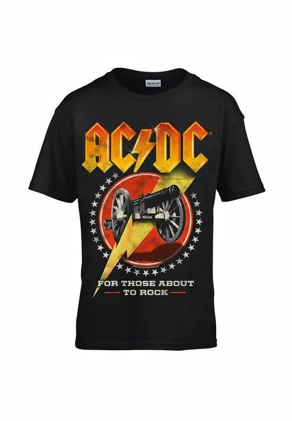Футболка с принтом For Those About to Rock Ac/Dc, черный