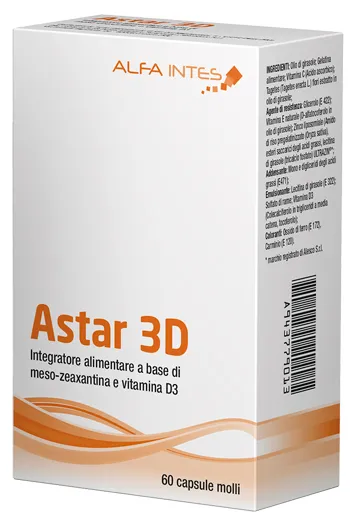 

Astar 3D 60 капсул Добавка для здоровья глаз Alfa Intes