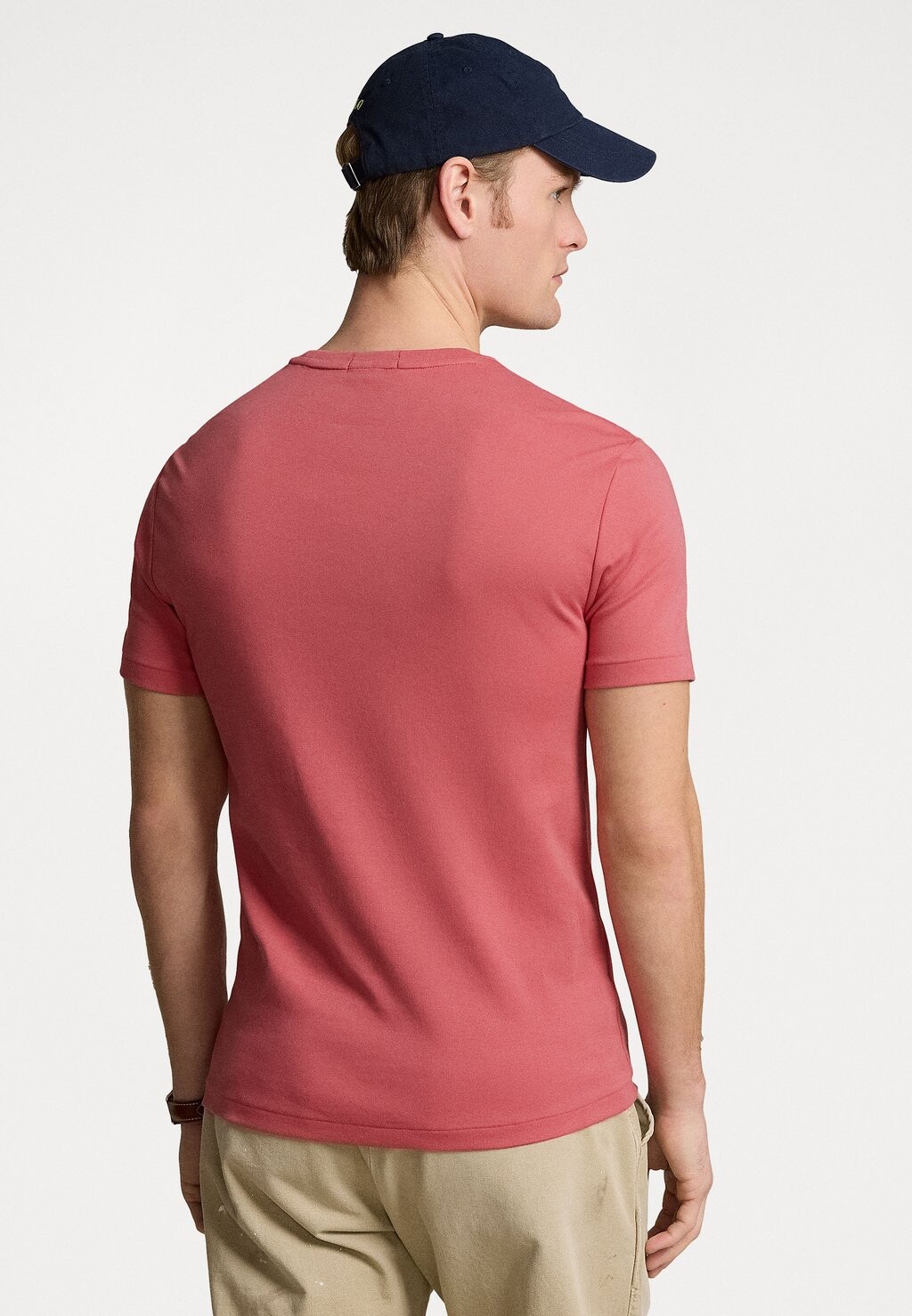 

Базовая футболка CUSTOM SLIM FIT SOFT COTTON T-SHIRT Polo Ralph Lauren, красный
