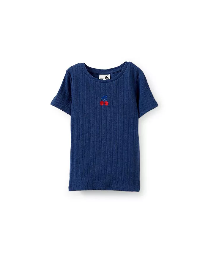 

Футболка Little/Big Raya для девочек COTTON ON, синий