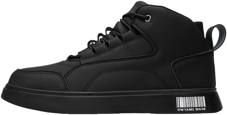 

Мужские кроссовки HoaloX с высоким берцем: модные и спортивно-повседневные обувь с эффектом увеличения роста, черный