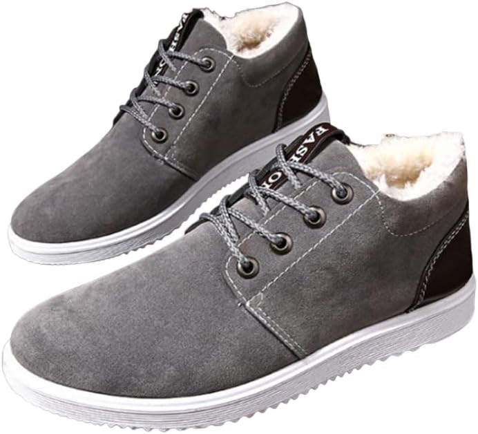 

Дышащие противоскользящие походные ботинки для мужчин - Идеальны для прогулок на природе, альпинизма и зимних видов активности, кроссовки Hhhchpm, серый