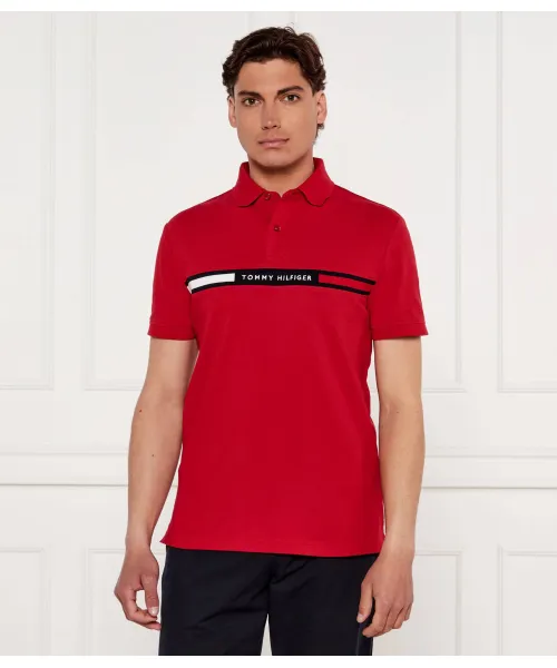 

Футболка поло Regular fit Tommy Hilfiger, красный