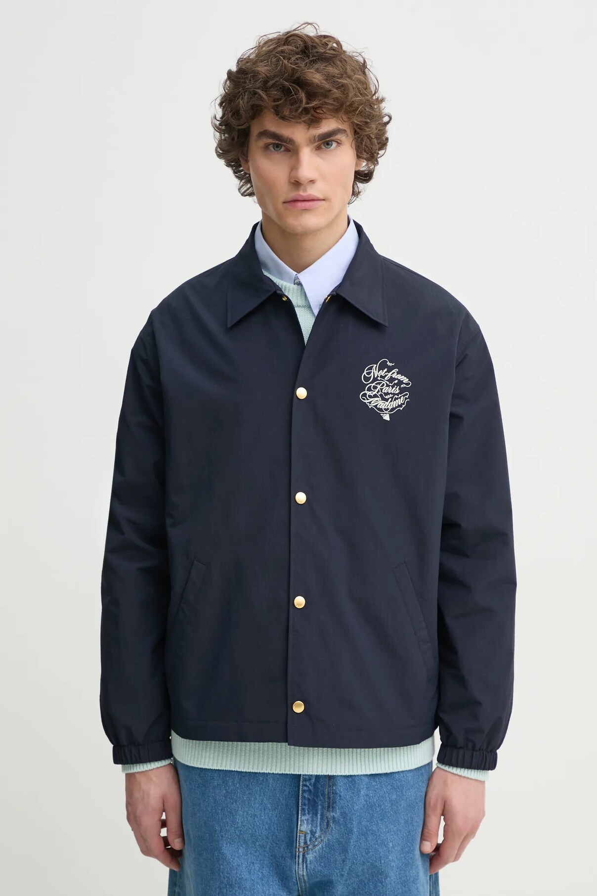 

Куртка La Veste Slogan Vignes Drôle De Monsieur, темно-синий