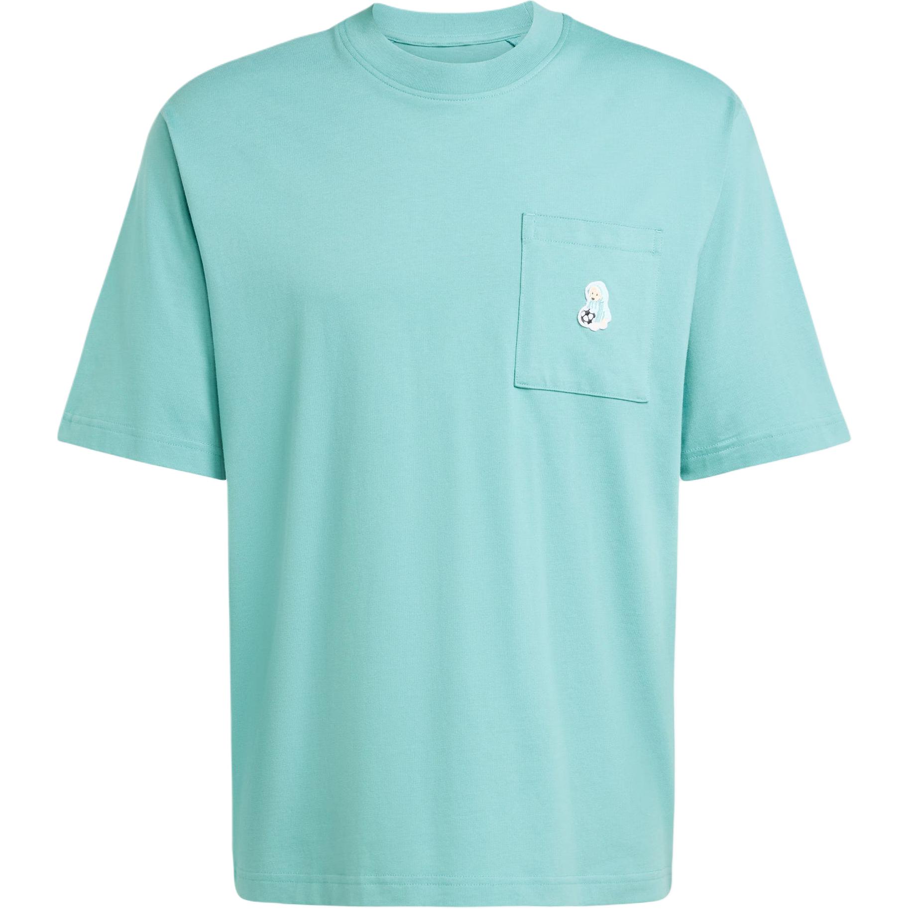 

Adidas Футболка с нашивкой dog soccer и карманом мужская powder green, Зеленый, Adidas Футболка с нашивкой dog soccer и карманом мужская powder green