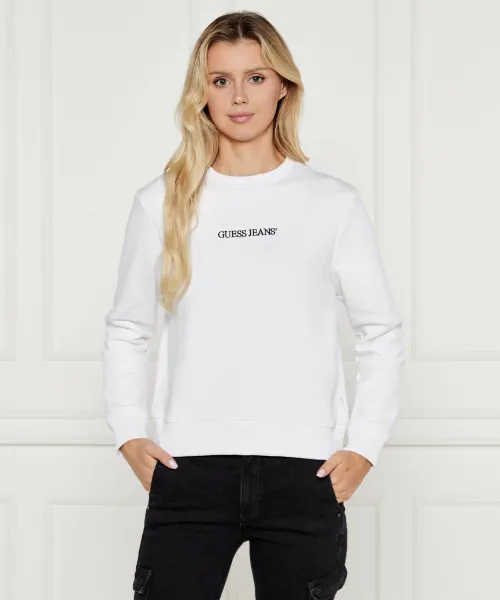 

Толстовка Regular fit Guess Jeans, белый