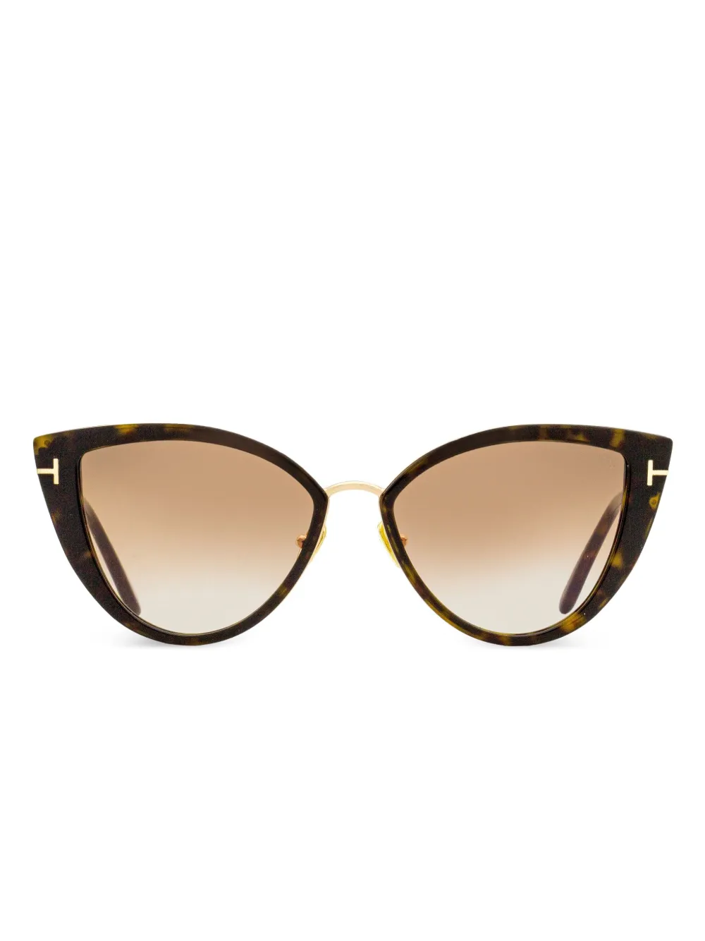 

Солнцезащитные очки Anjelica 02 «кошачий глаз» TOM FORD Eyewear, коричневый