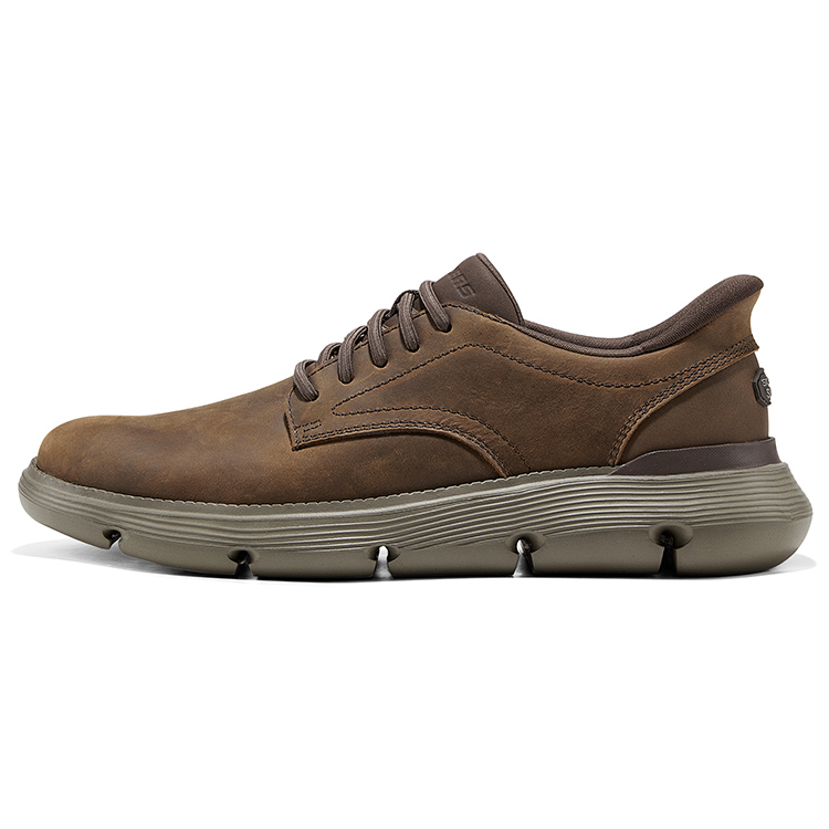 

Skechers Мужские повседневные туфли Garza Low Top, коричневые
