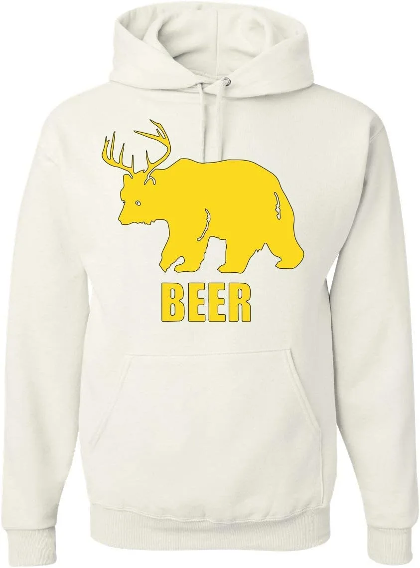 

Толстовка с капюшоном Memetic Adult Bear + Deer = Beer