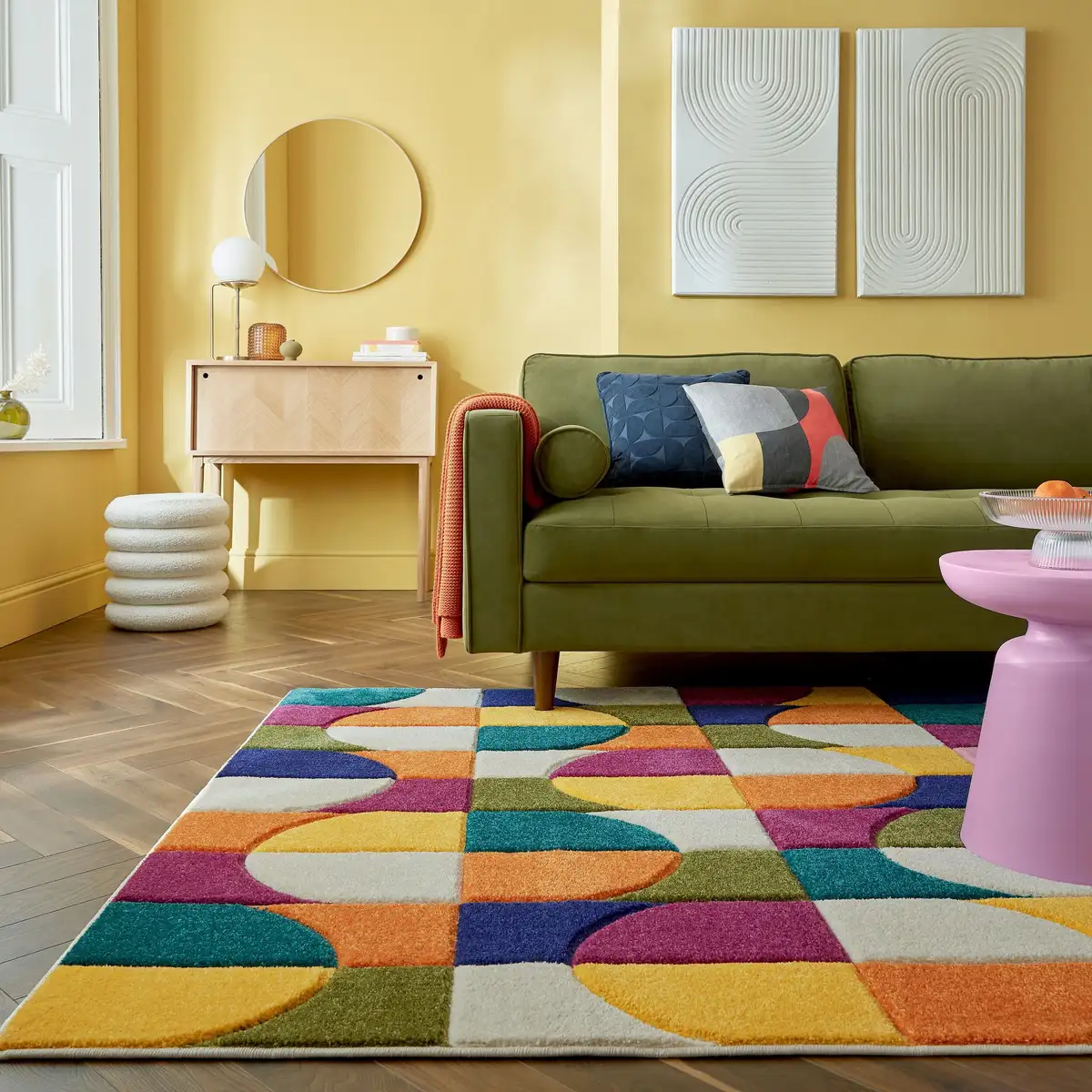 

FLAIR RUGS ковер "ChaCha", прямоугольный, абстрактный ковер 160х230 см, цвет bunt