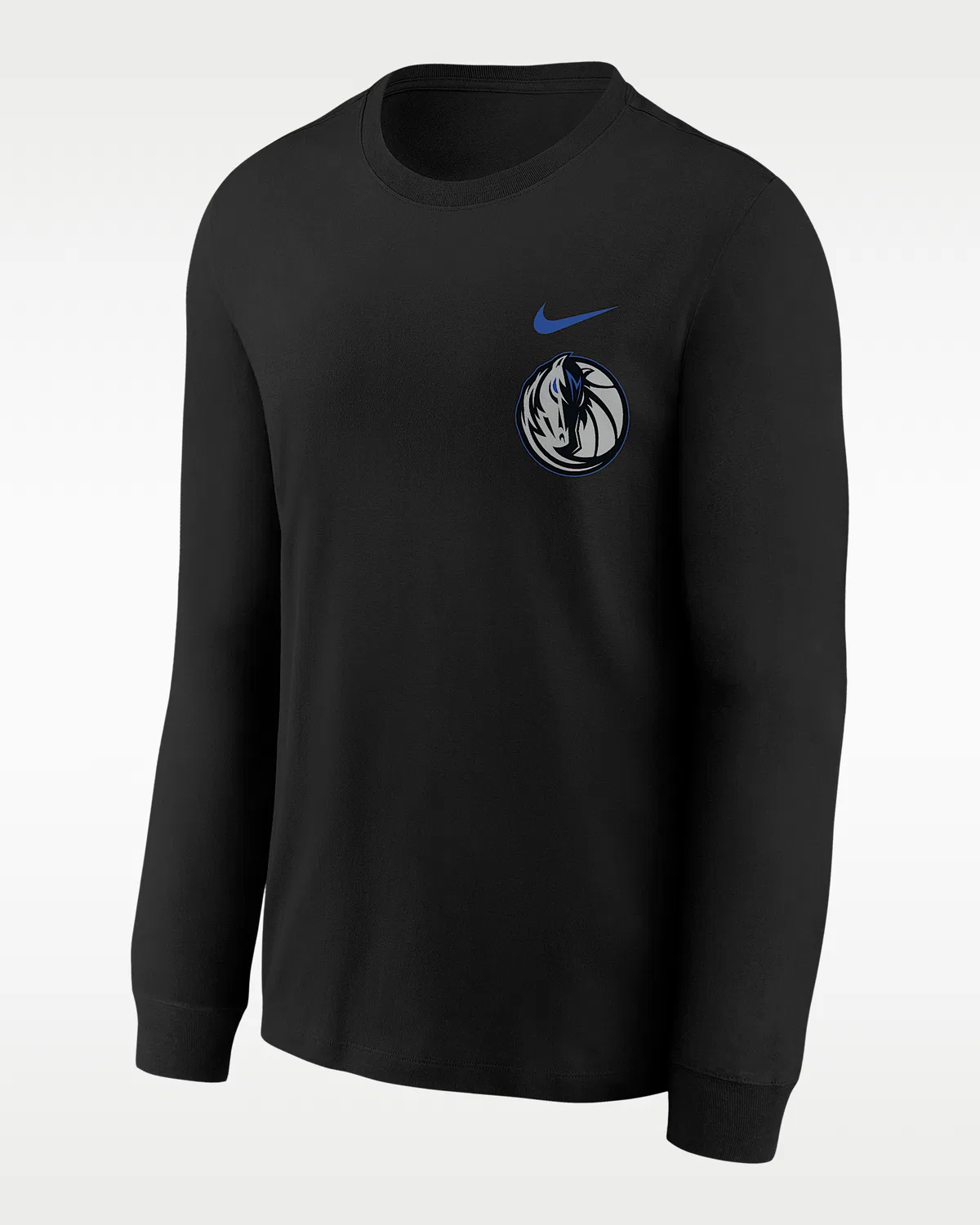 Длинный рукав футболка Big Kids' Dallas Mavericks Essential City Edition, Black