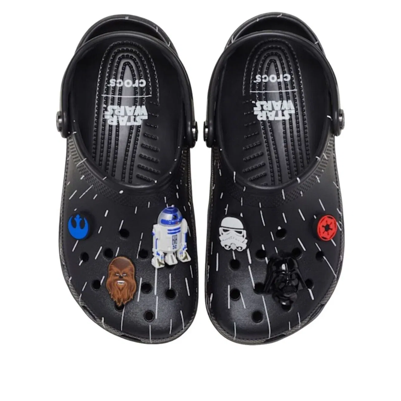 Сабо Crocs x Star Wars Classic Clog 'Hyperspace' 213002-90H, черный — фото 3