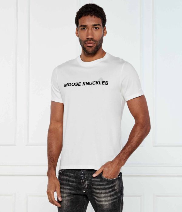 

Футболка конвей Slim fit Moose Knuckles, белый