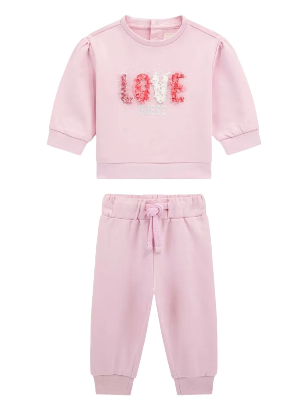 

Спортивный костюм для детей с логотипом guess kids, розовый