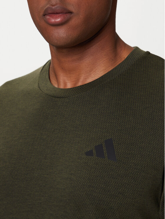 Техническая футболка regular fit Train Essentials Feelready Novelty JX2755 Adidas, зеленый — фото 4