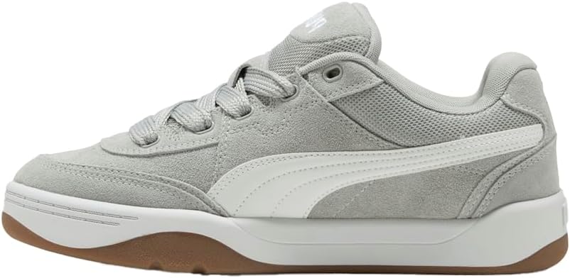 Мужские кроссовки PUMA Park Lifestyle Sk8 с шнуровкой для повседневной носки - серые — фото 3