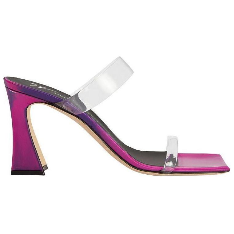 85 мм Faminia Plexi Сандалии Женские Giuseppe Zanotti, Фиолетовые — фото 2