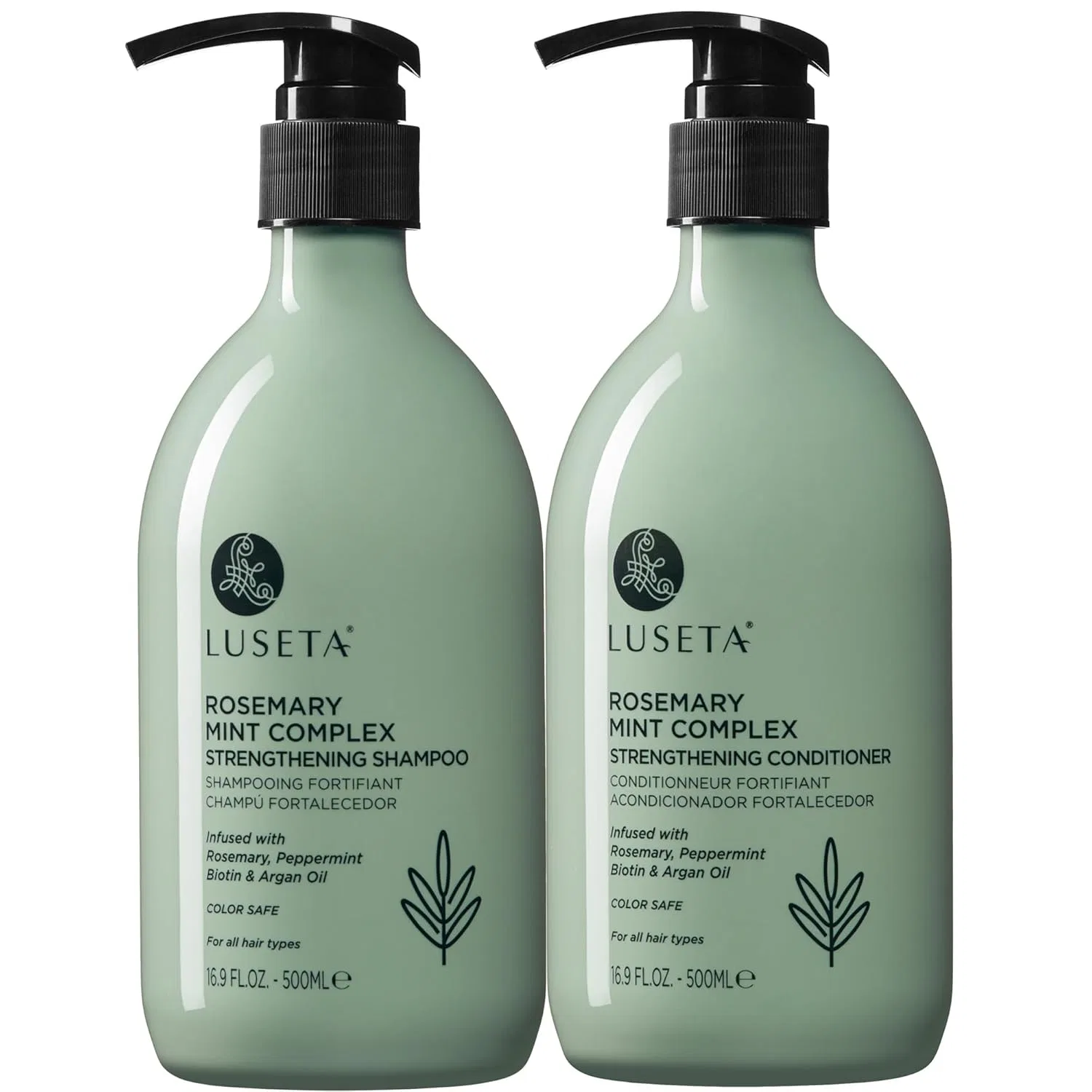 Набор шампуня и кондиционера «Rosemary Mint» для роста волос от Luseta Luseta