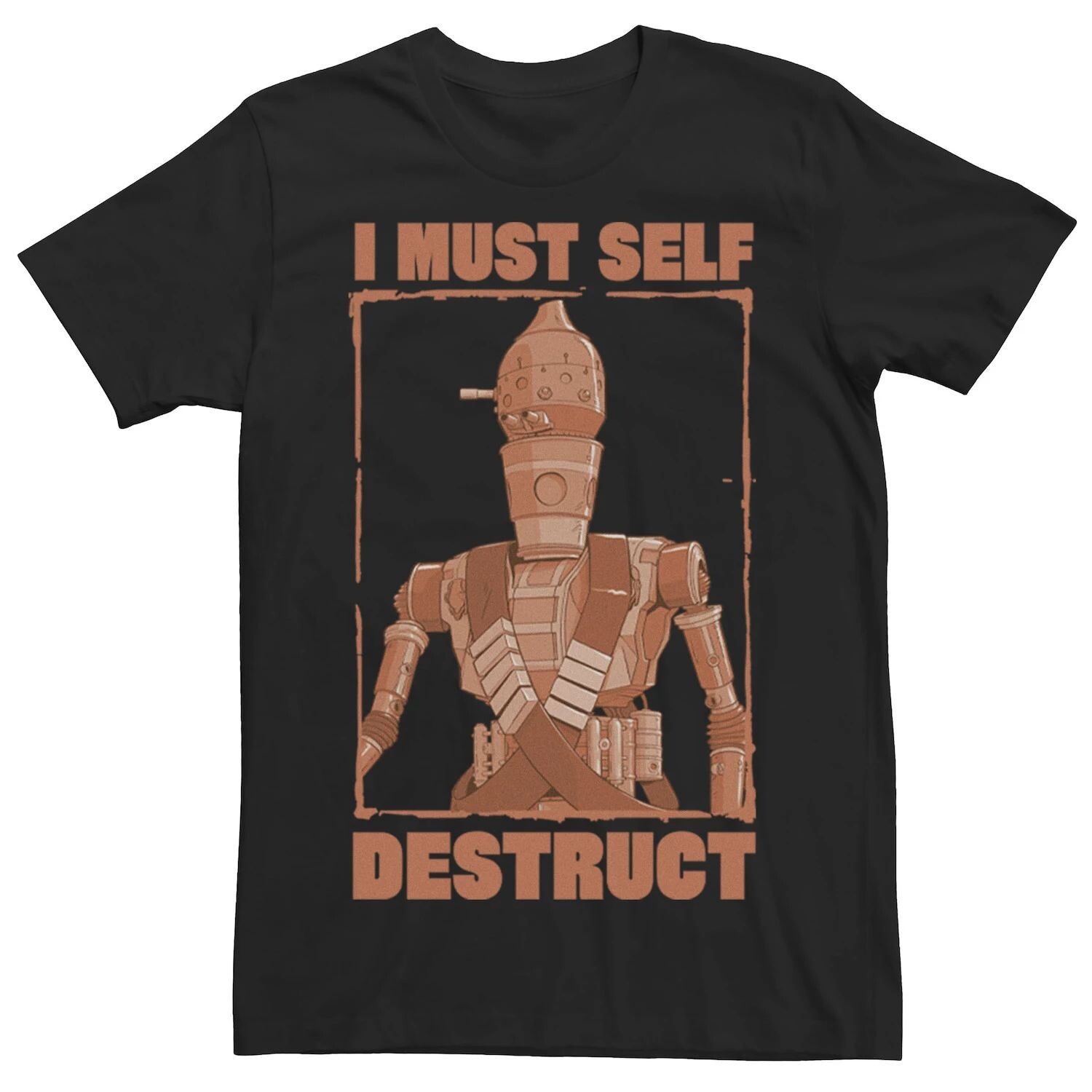 

Мужская футболка The Mandalorian IG-11 I Must Self Destruct Star Wars