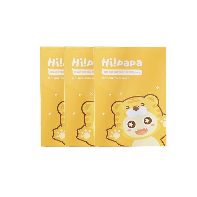 Увлажняющий успокаивающий уход за кожей Little Tiger для мягкой кожи, для чувствительной кожи детей, увлажняющий лосьон с окопником, увлажняющая маска Hi!Papa, centella asiatica facial mask * 1 pc — фото 4