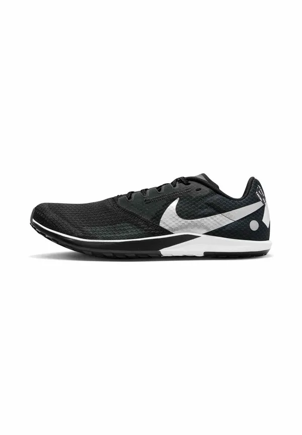 Кроссовки zoom rival waffle 6 для шоссейных и кроссовых забегов по пересеченной местности. Nike Performance, Black/Dark Smoke Grey/White Metallic Silver