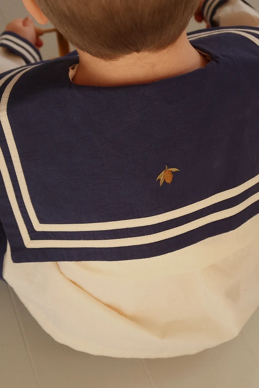 

Детская хлопковая рубашка SAILOR SHIRT GOTS Konges Sløjd, темно-синий