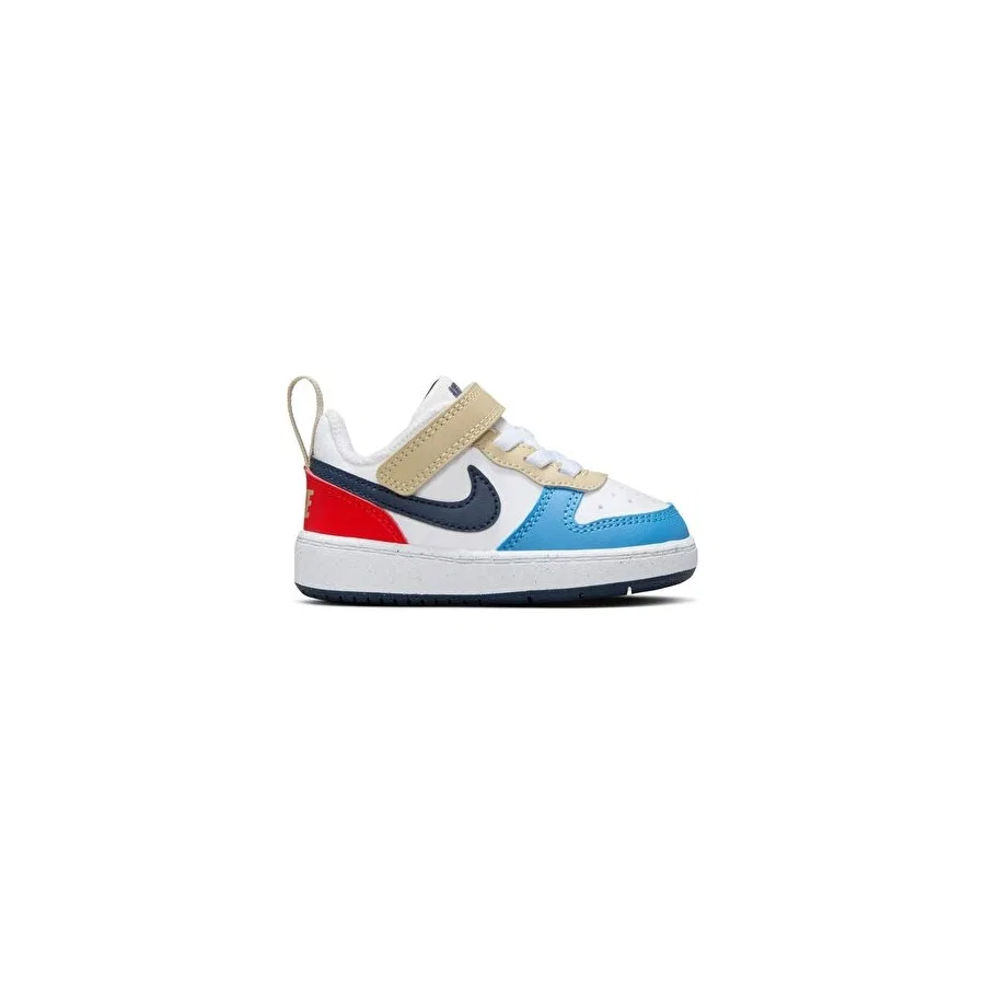 Кроссовки детские с закрытым носком Nike Court Borough Low Recraft, Разноцветный