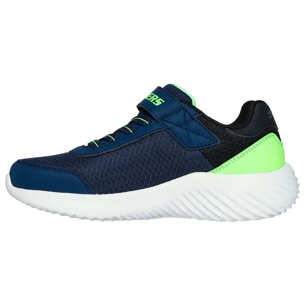 Детские кроссовки для мальчиков с липучкой Bounder - Trekzic Skechers, Blue — фото 3