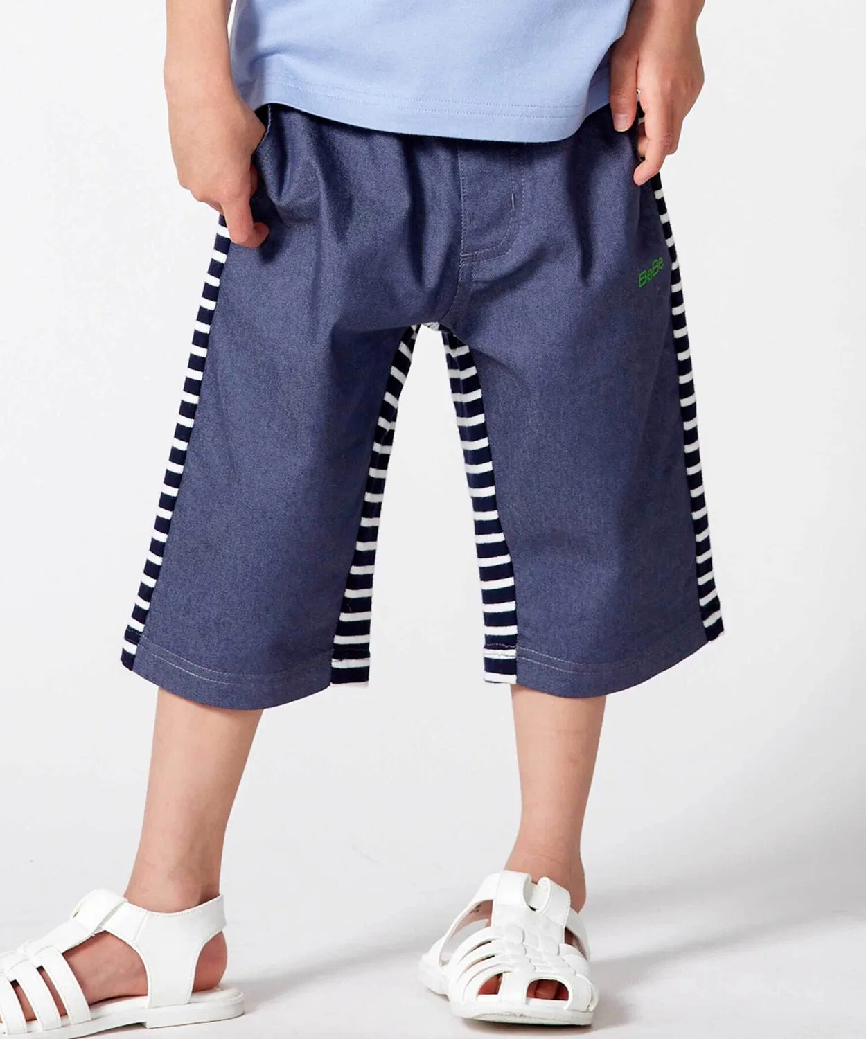 Детские штаны для мальчиков с принтом 6/8 BeBe, Navy
