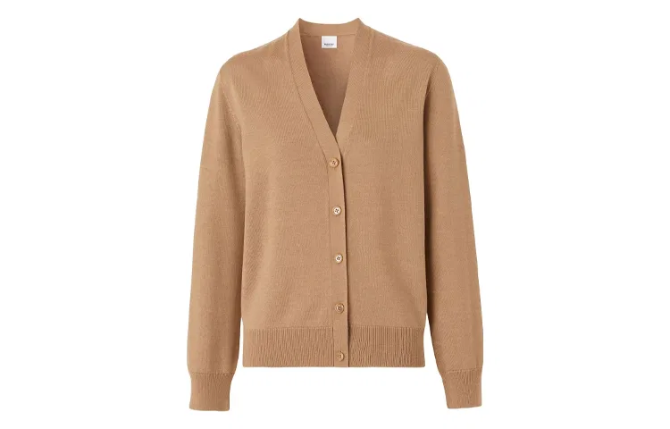 Женский свитер с длинным рукавом FW22 Knitwear Burberry, Khaki