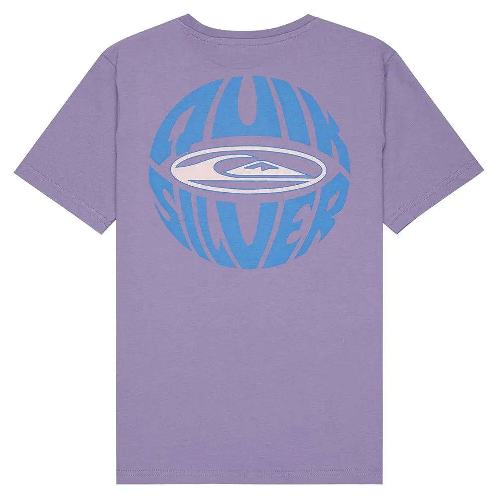 Детская футболка для мальчиков с принтом Quik Globe Quiksilver, Purple — фото 2