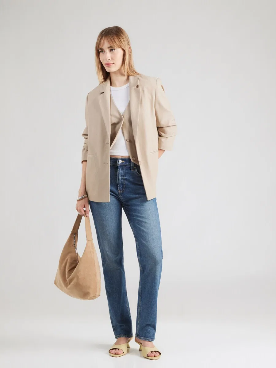 Джинсы GAP Slim fit синего цвета — фото 4