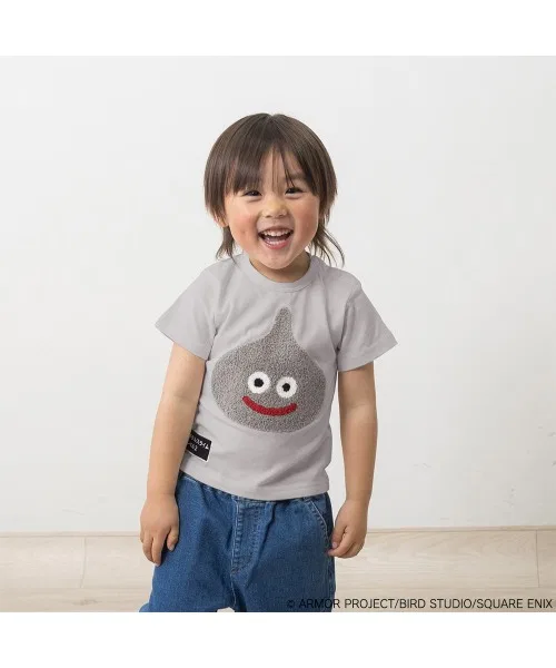 Детская футболка с принтом Slime Dragon Quest Baby & Kids, Серый